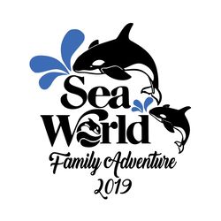 sea world family adventure 2019 svg, trending svg, sea world svg, whale svg, family adventure svg, family vacation svg,