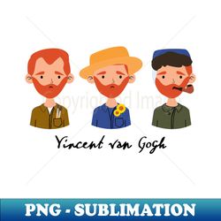 Van Gogh blue - Sublimation-Ready PNG File - Create with Confidence