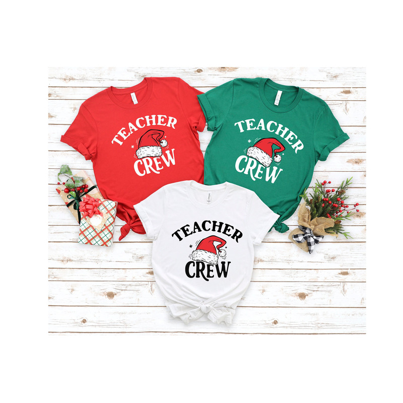 Teacher Crew Shirt, Teacher Matching Shirt, Christmas Matching Shirt, 2023 Christmas Crew Shirt,Cute Christmas Tees,Teacher Squad, Xmas Team.jpg