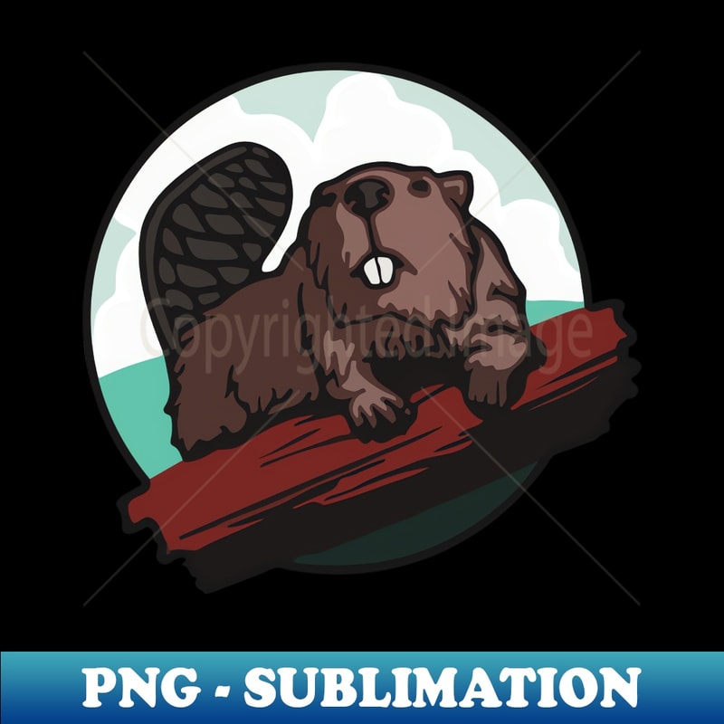 JM-3265_Beaver on a Log 3020.jpg