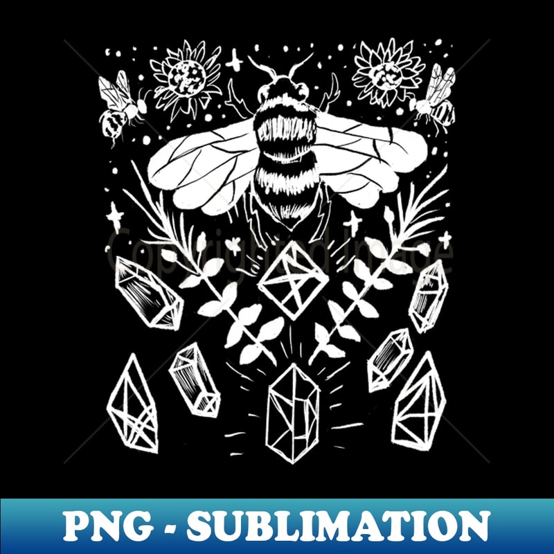 JN-17298_Honey Bee Crystals Sunflowers Witchy Goth 4161.jpg