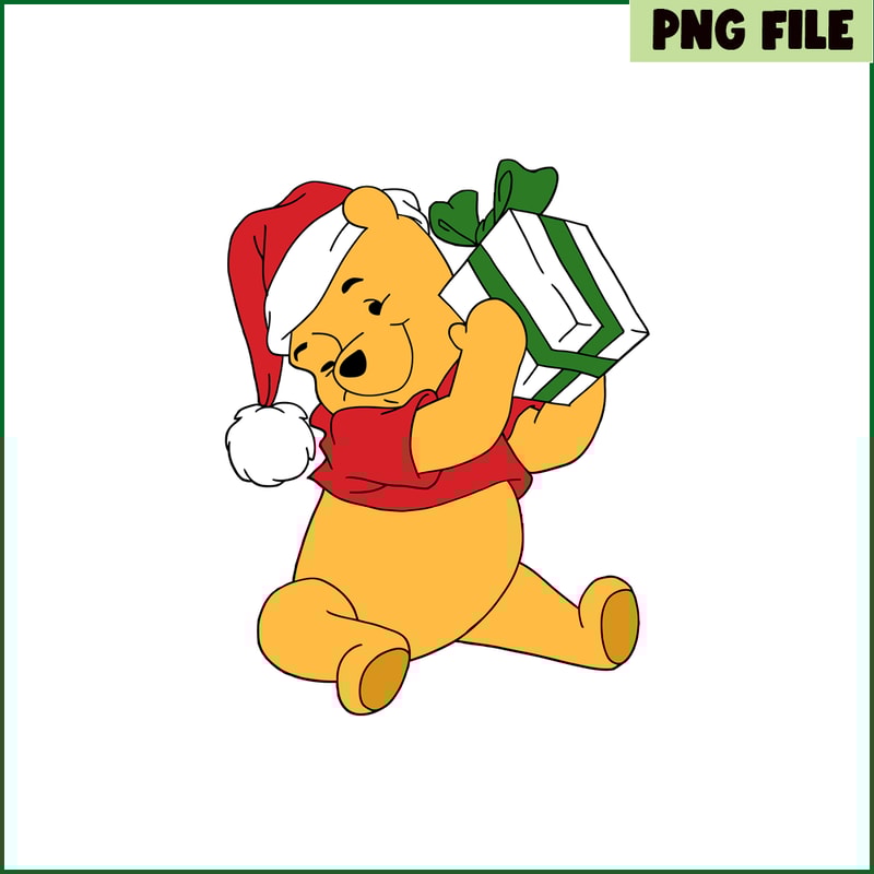CT08082370-winne the pooh christmas png.png