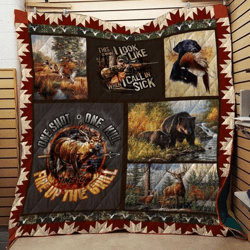 hunting fleece blanket | adult 60&21580 inch | youth 45&21560 inch | colorful | bk3645
