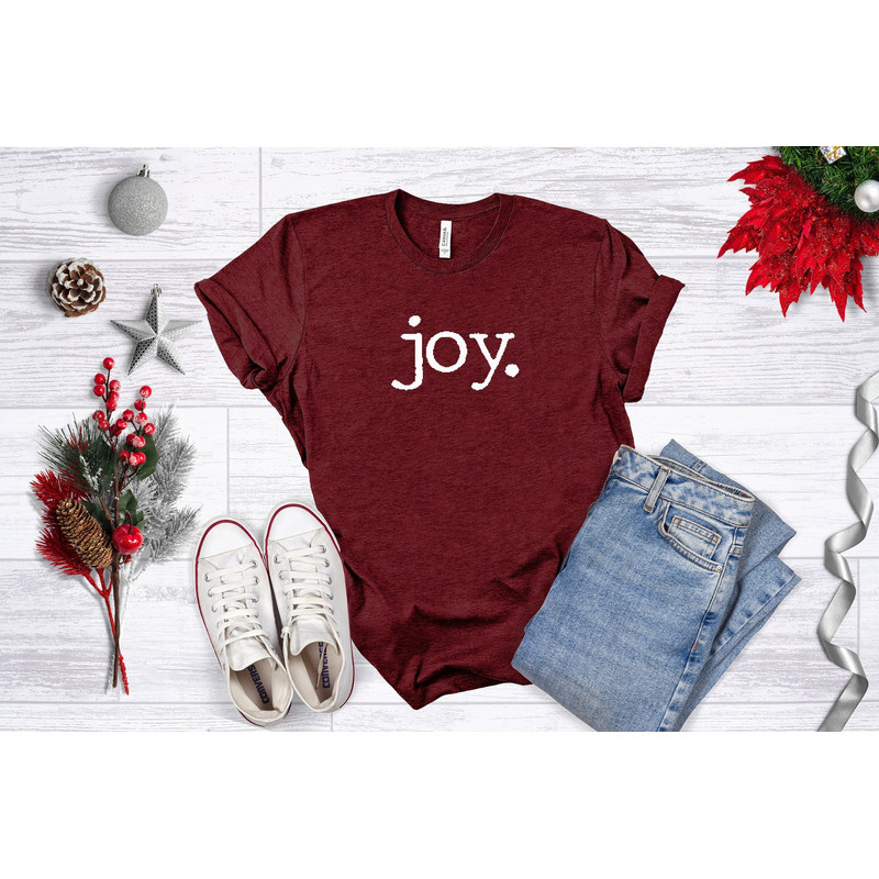 Christmas Joy Shirt, Joy Shirt, Merry Christmas Shirt, Choose Joy, Joy Winter Shirt, Typewriter Pixelated font.jpg