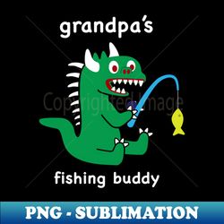 Lil Hodag - Grandpas Fishing Buddy Childrens Character - Instant Sublimation Digital Download - Boost Your Success with this Inspirational PNG Download