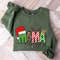 Mama Claus Christmas Sweatshirt, Christmas Sweatshirt, Mama Sweatshirt, Buffalo Mama Sweatshirt, Cute Winter Sweatshirt, Christmas Mama Gift.jpg