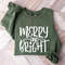 Merry & Bright Christmas Sweatshirt, Christmas Sweatshirt, Holiday Sweater, Womens Holiday Sweatshirt, Christmas Shirt, Winter Shirt.jpg