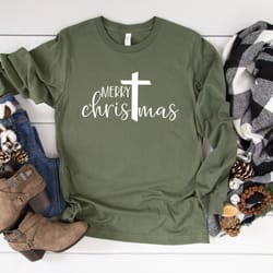 merry christmas shirt, christmas shirt, womens christmas shirt, ladies christmas tee, religious christmas t-shirt 1