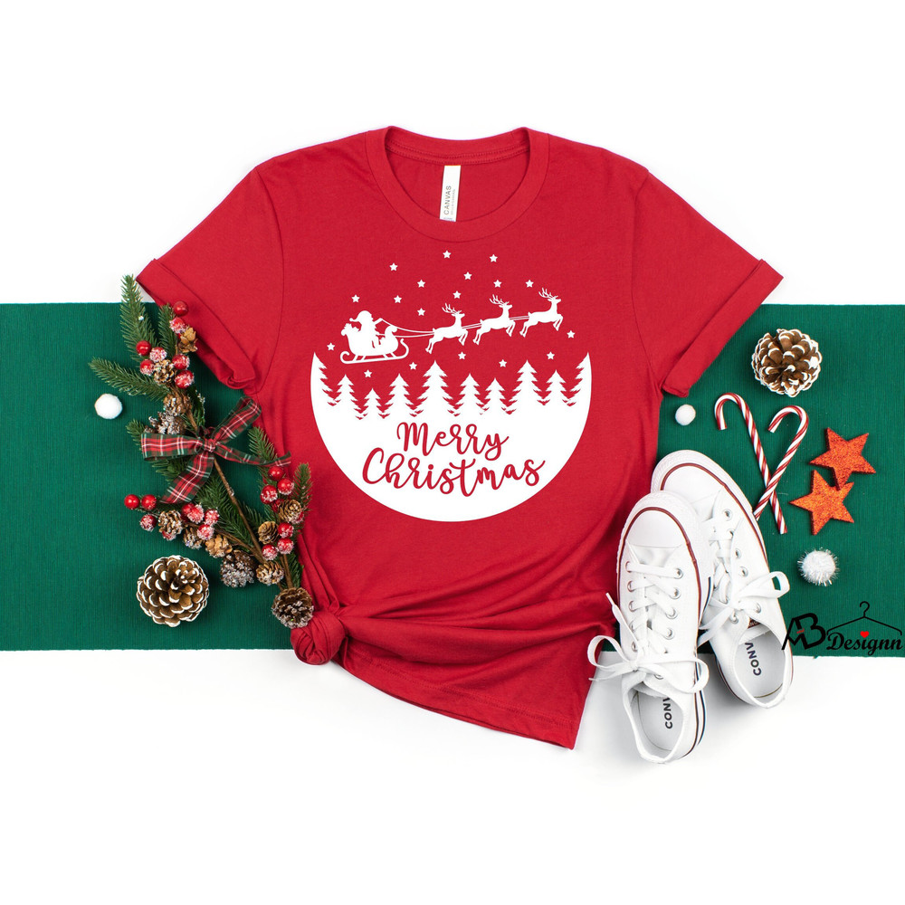 Christmas Scene Shirt, Merry Christmas Shirt, Matching Shirts, Family Trip Shirts, Family Trip Matching Outfit, 638.jpg