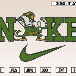 nike university of notre dame embroidery designs,ncaa embroidery,logo sport embroidery,sport embroidery,digital download