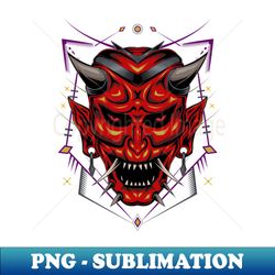 Japanese demon mask - Exclusive PNG Sublimation Download - Perfect for Personalization