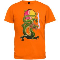 grateful dead &8211 lightning bolt dragon syf tangerine youth t-shirt