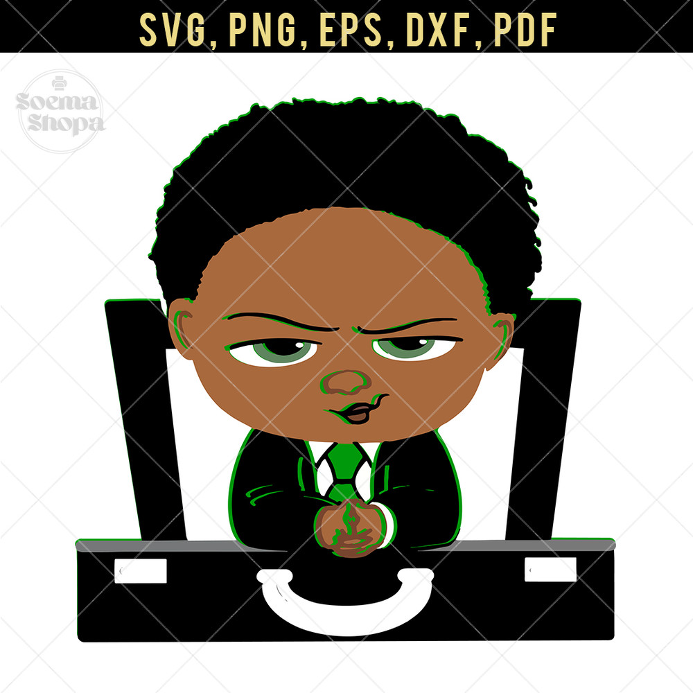 Templ Sv inspis Boss Baby SVG - Green, Brown, and Black.jpg