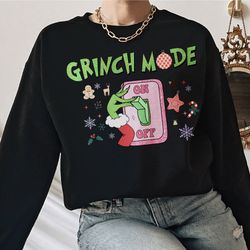grinch mode shirt, grinch hand shirt, grinch my day sweatshirt, disney grinch sweater, grinch xmas tee, grinchmas sweats
