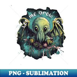 Little Cthulhu - Decorative Sublimation PNG File - Capture Imagination with Every Detail