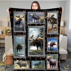 moose blanket sherpa fleece blanket moose blanket, moose home decor, moose christmas blanket, moose christmas gift, moos