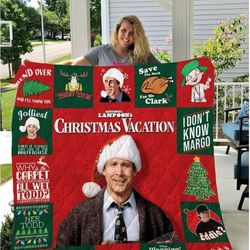 national lampoon's christmas vacation christmas movie fleece blanket, christmas movie blanket, christmas gifts, movie ch