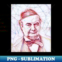 charles augustin sainte-beuve portrait charles augustin sainte-beuve artwork line art - decorative sublimation png file - vibrant and eye-catching typography