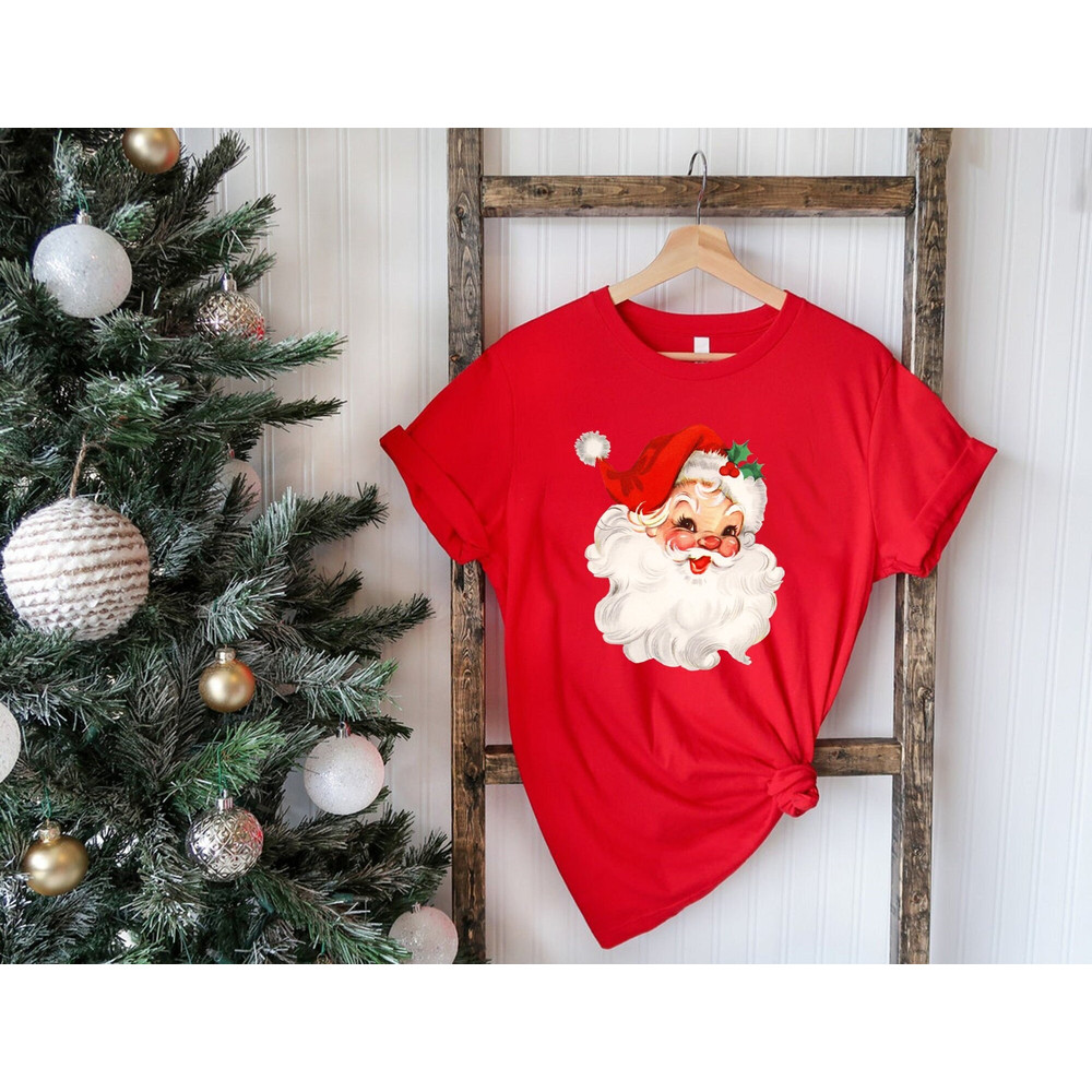 Christmas Santa Shirt, Retro Santa Shirt, Gift For Christmas, Retro Christmas Shirts, Christmas Shirt For Women, Gift For Women, Santa Shirt.jpg