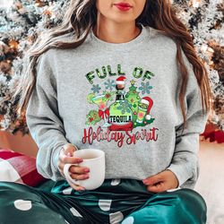full of holly spirit sweatshirt, holly spirit shirt, christmas sweatshirt, merry christmas shirt, full of holly spirit,