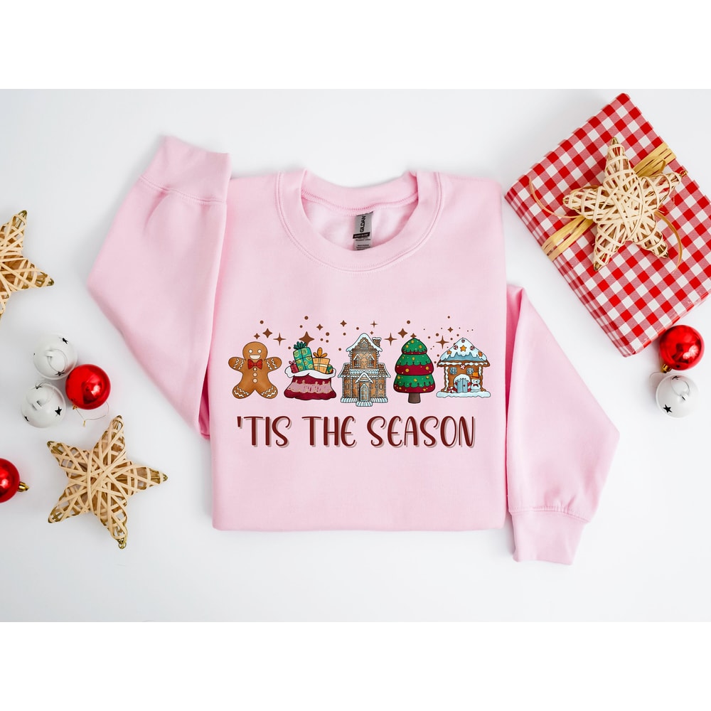 Tis The Season Sweatshirt, Christmas Tis The Season Sweatshirt, Merry Christmas Sweatshirt, Christmas Sweatshirt, Cute Winter Sweatshirt.jpg