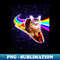 UO-28347_Rainbow Laser Eyes Galaxy Cat Riding Taco 9147.jpg