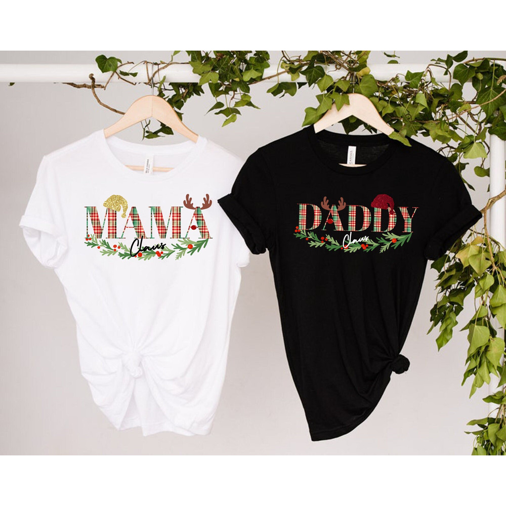 Mama Claus, Daddy Claus Unisex Sweatshirt, Matching Family Christmas Sweatshirts, Mama sweatshirt, Daddy Sweater, Mom Life, Daddy Xmas Shirt.jpg