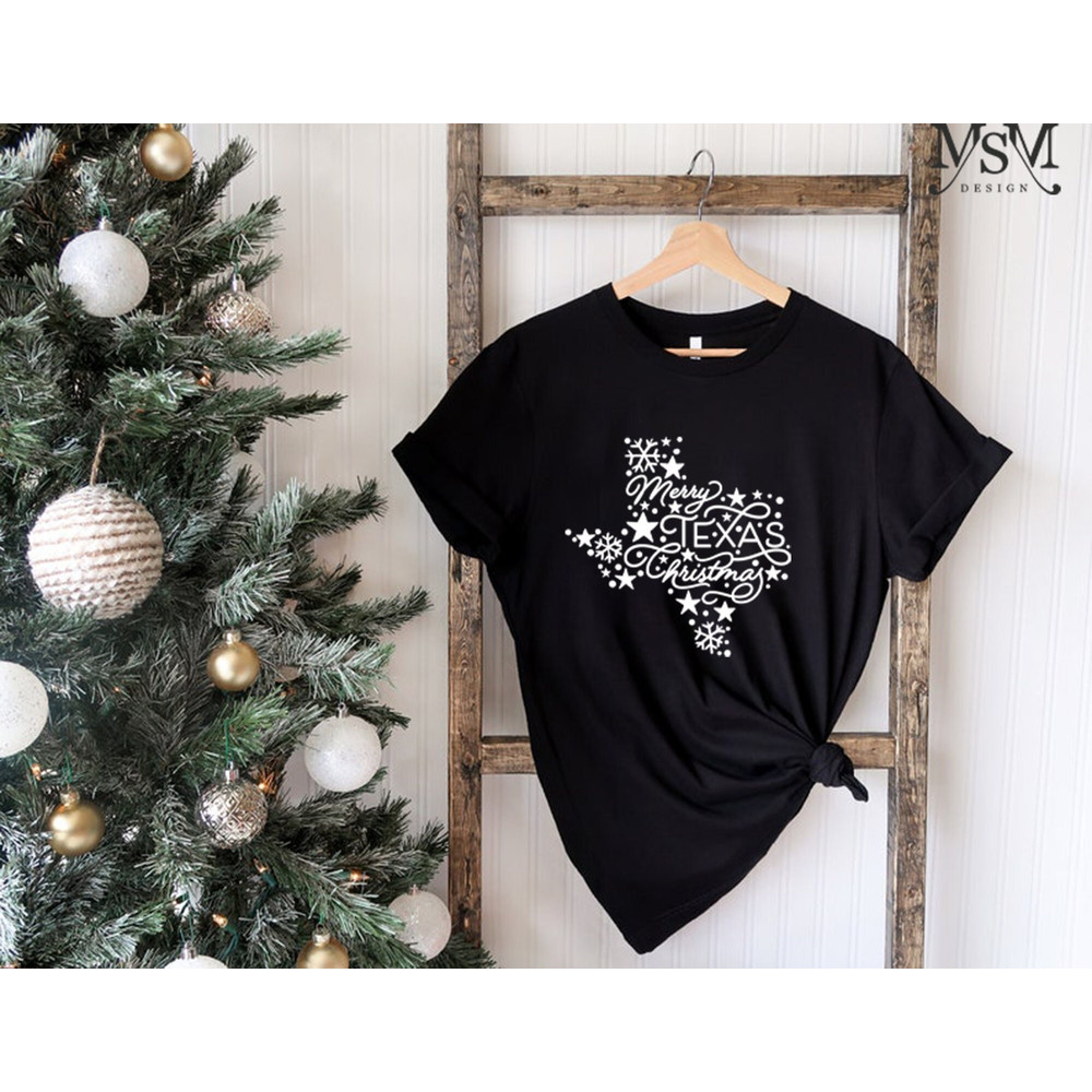 Merry Texas Christmas, Family Christmas Shirts, Holiday Tee, Christmas Shirts For Women, Women's Christmas Shirt, Christmas Party Shirt.jpg