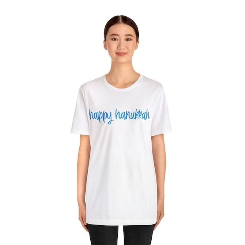 Copy of Unisex Hanukkah Short Sleeve Tee Matching Hanukkah Tshirt matching Hanukkah family Hanuk