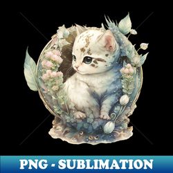 Baby cat snow - Exclusive Sublimation Digital File - Instantly Transform Your Sublimation Projects