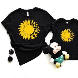 sunflower matching shirt , mommy and me t-shirt , matching family shirt, cute fall graphic tees, mother and daughter sh