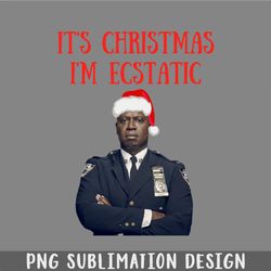 captain raymond holt christmas funny png, christmas png