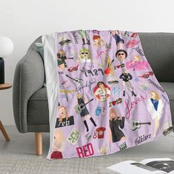 throw blanket flannel blanket party bedroom decorations warm throw purple blanket.jpg