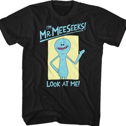 mr. meeseeks rick and morty t-shirt