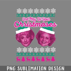 golden girls bea merry amp white christmas png, christmas png
