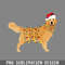 DM241123394-Golden Retriever Holiday Christmas Light PNG, Christmas PNG.jpg