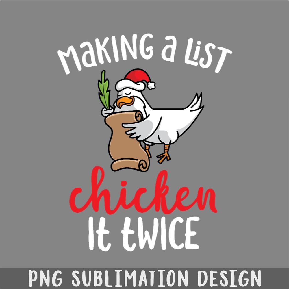 DM241123130-Chicken It Twice Funny Chicken Christmas Design PNG, Christmas PNG.jpg
