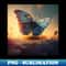 XE-3191_Beautiful butterfly and flower colorful sunset background perfect gift for nature lover 4882.jpg