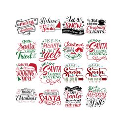 christmas santa bundle svg, christmas designs svg, christmas sayings bundle svg, santa svg, holidays svg