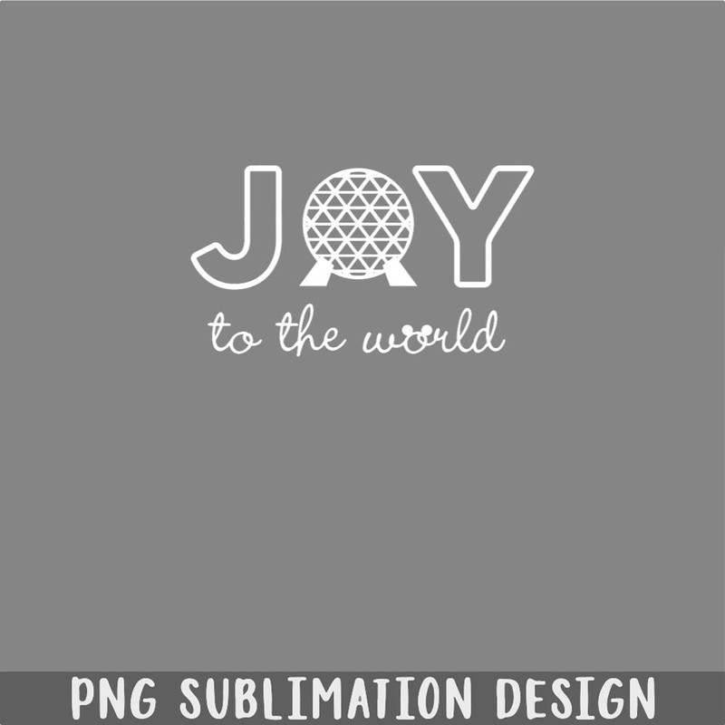 DM241123527-Joy to the World Christmas Epcot inspired holiday design PNG, Christmas PNG.jpg
