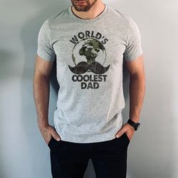world's coolest dad shirt, father's day shirt, girl dad shirt, dad shirt, new dad, first fathers day tee, husband gift,