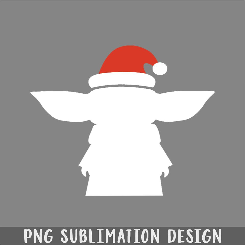 DM241123135-Christmas Alien Silhouette PNG, Christmas PNG.jpg