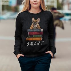 smart french bulldog sweater, unisex sweater, sweater for dog lover