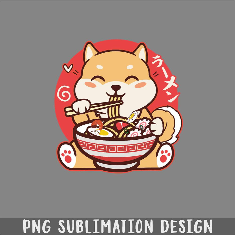 DM241123539-Kawaii Shiba Inu Eating Ramen PNG, Christmas PNG.jpg