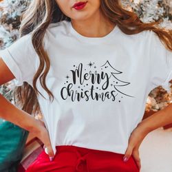 merry bright christmas trees shirt, christmas shirt, holiday sweater, womens holiday sweatshirt, christmas shirt, winte