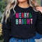 Merry and Bright Sweatshirt, Womens Christmas Sweater, Cute Holiday Sweatshirts.jpg