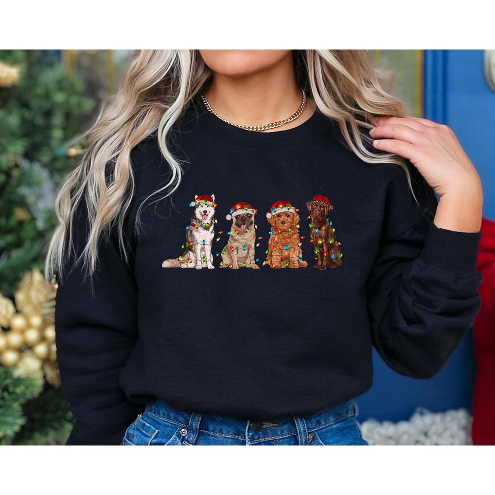 Merry Christmas Sweatshirt and Hoodie, Christmas Crewneck, Womens Christmas Sweatshirt, Christmas Tree Sweatshirt, Womens Christmas 2.jpg