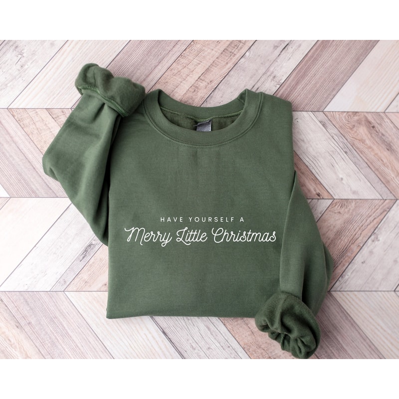 Merry Christmas Sweatshirt, Womens Christmas Shirt, Merry and Bright Christmas Sweater, Christmas Crewneck, Minimal Christmas Shirt Xmas Tee.jpg