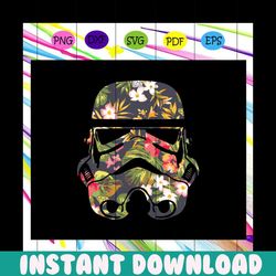 star wars tropical stormtrooper floral , buffalo plaid svg, star wars svg, star wars, stormtrooper merry sithmas, darth