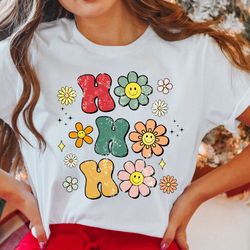 retro ho ho ho christmas shirt, vintage christmas shirt, vintage hohoho christmas shirt, christmas gift shirt, merry chr